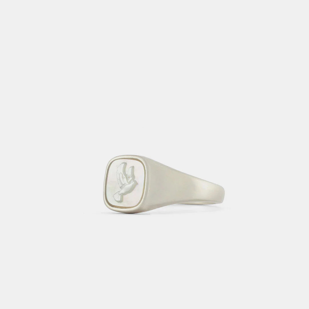Dove Cameo Ring