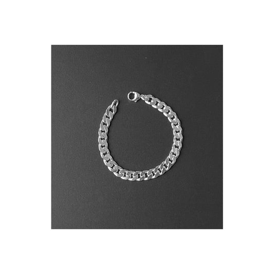 9mm Sterling Silver Cuban Bracelet