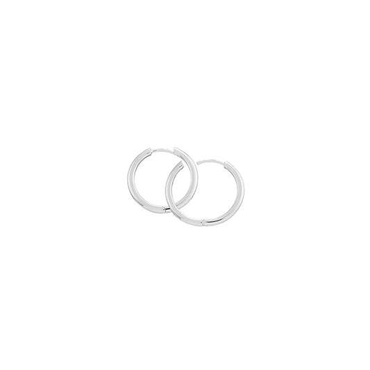 Silver Hoops 15mm
