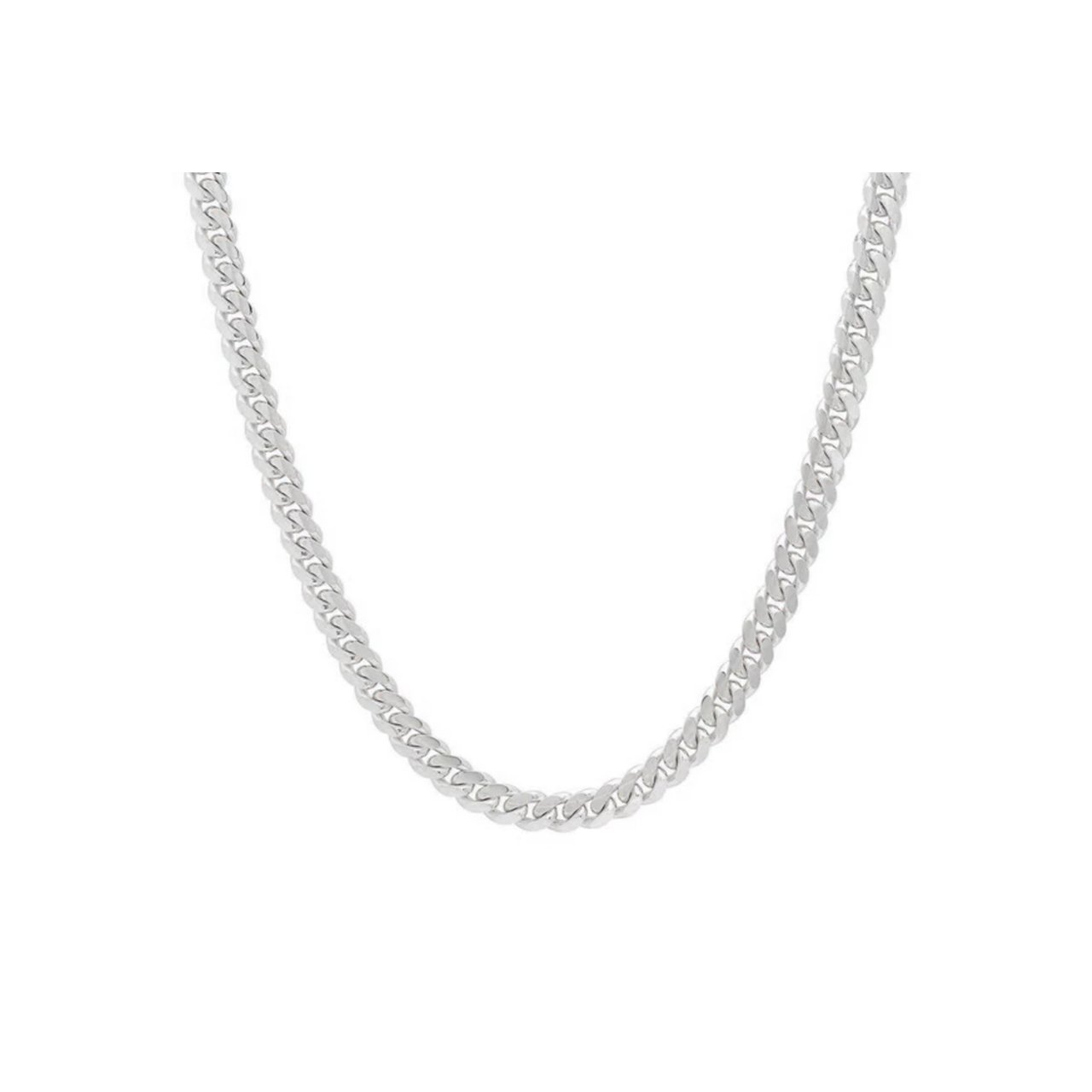 6.8mm Sterling Silver Cuban Link