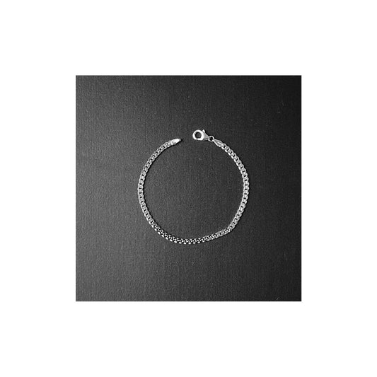 3.8mm Sterling Silver Cuban Bracelet