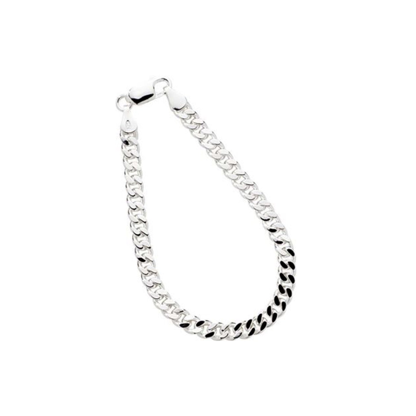 5.3mm Sterling Silver Cuban Bracelet