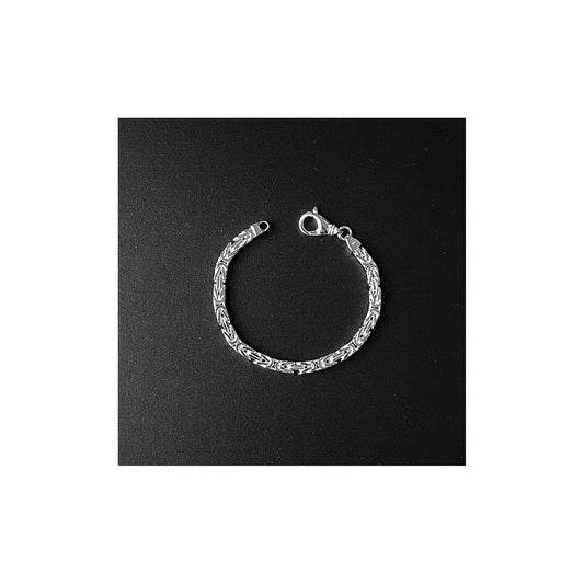 4.8mm Sterling Silver King Bracelet