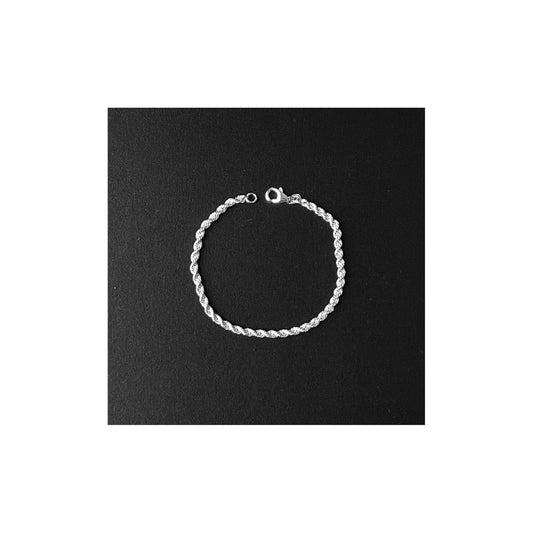3.2mm Sterling Silver Rope Bracelet