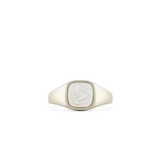 Dove Cameo Ring