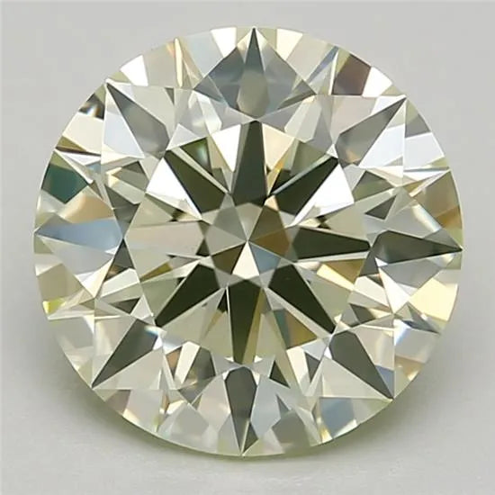 2.07ct Round Lab Grown Diamond (Colour Fancy Light Green, Clarity VS1, Cut ID, IGI Certified)