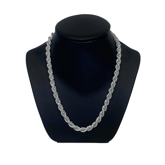 7mm Sterling Silver Rope Chain