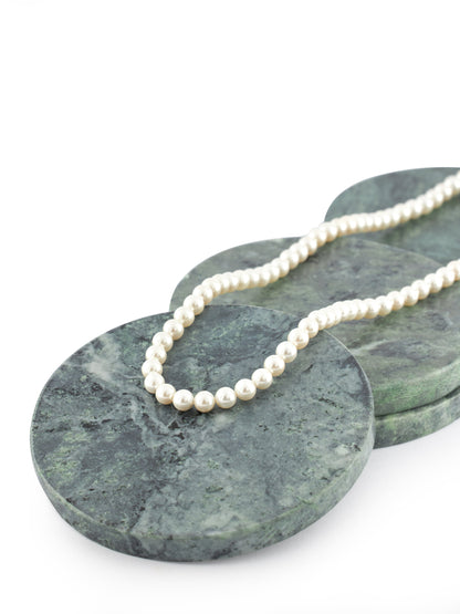 Silver Pearl Necklace