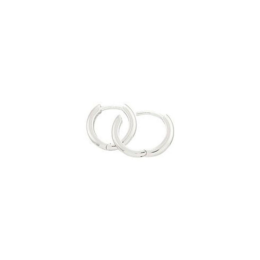 Silver Hoops - 12.5mm