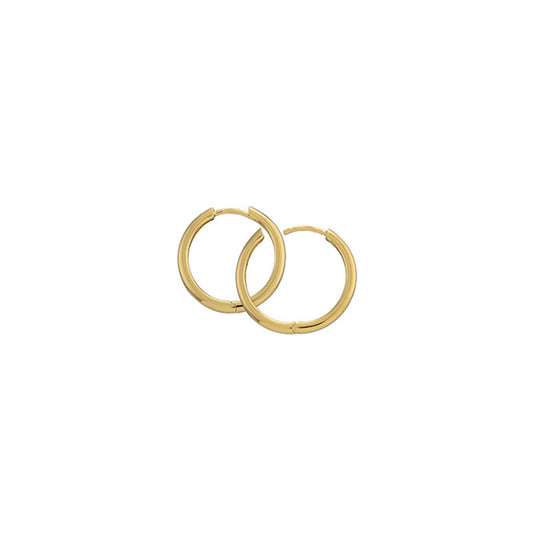 Gold Plated Silver Hoops - 20mm