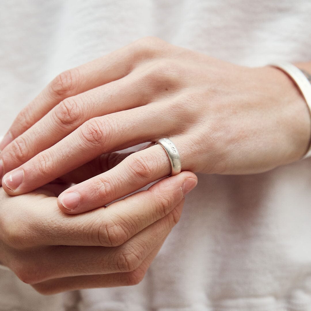 Silver Traditional Hallmark Ring